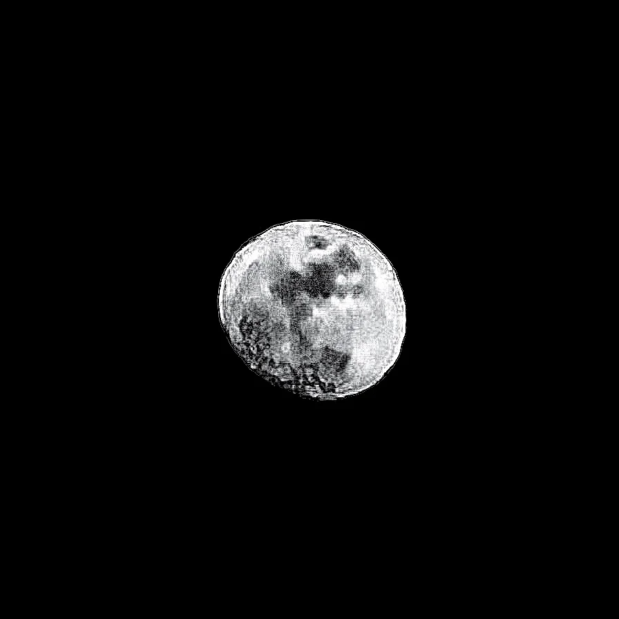 Full moon at night