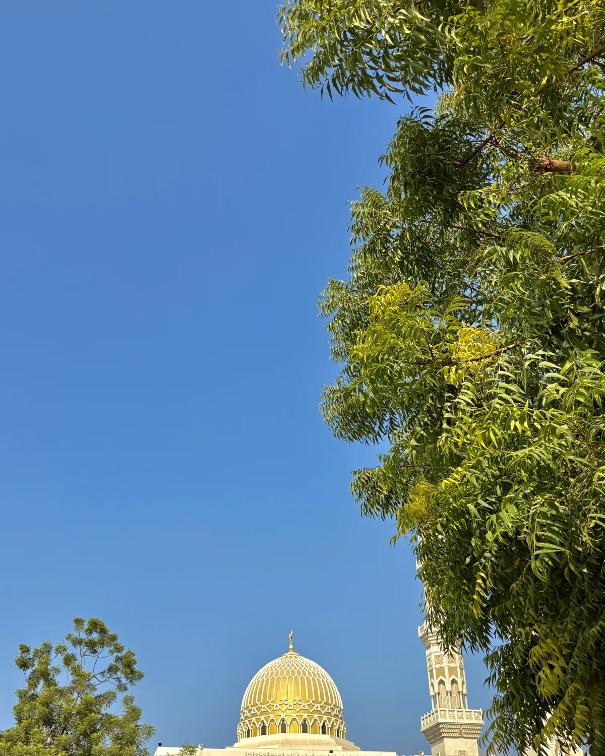 Mosque against a blue sky