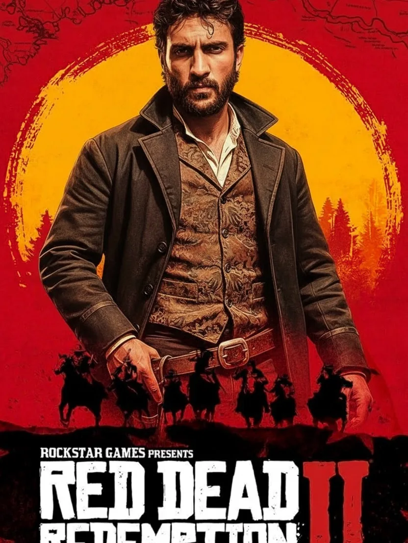 Movie-poster styled AI portrait
