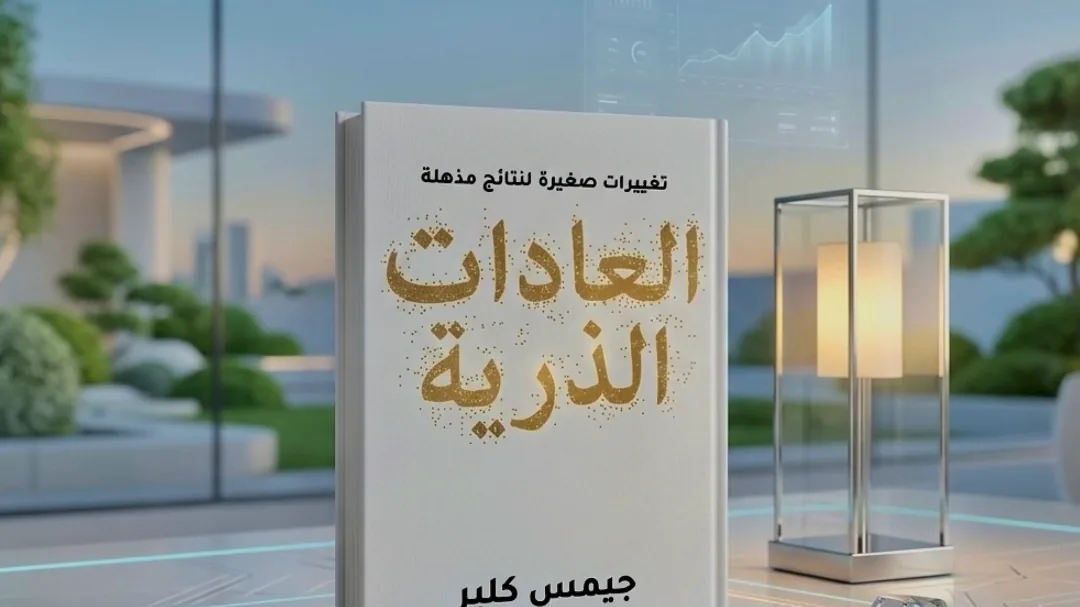 Atomic Habits book in motion